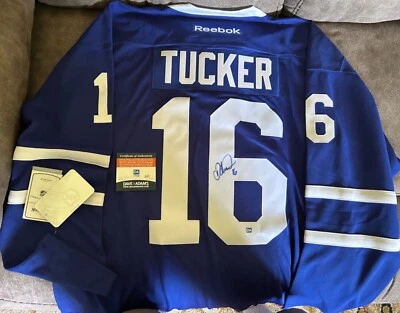 Darcy Tucker signed Reebok jersey Toronto Maple Leafs AJ Sports coa - Image 1 of 3