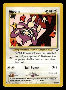 Aipom 41/64 Neo Revelation Pokemon Card - Picture 1 of 2
