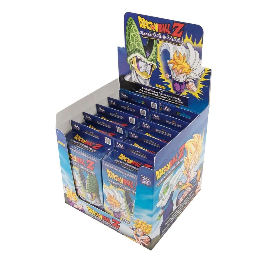 DRAGON BALL Z DBZ PANINI : Awakening STARTER DECK BOX 10 Decks NEW SEALED - Image 1 of 1