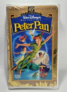 Peter Pan (VHS, 1998, 45th Anniversary Limited Edition) EXCELLENT CONDITION - Picture 1 of 5