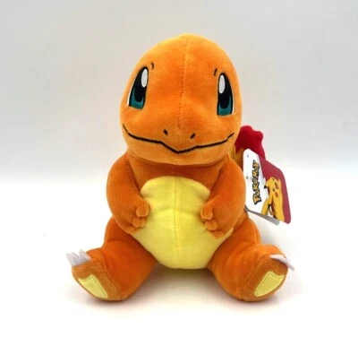 Jazwares Pokémon Peluche Suave 8" Charmander Nuevo con Etiqueta Foto 1 de 2