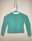 Pull en tricot Tommy Bahama filles taille S 5-6 hiver turquoise manches longues  