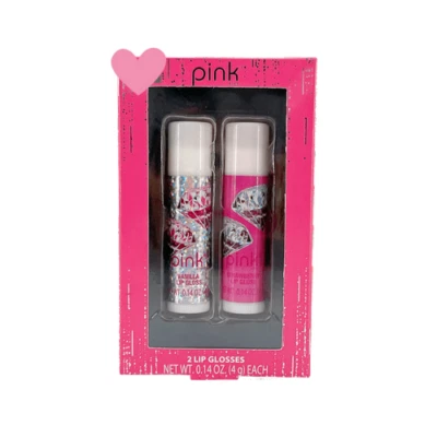 Pink Viva Lip Gloss 2 Pack Assortment Vanilla and Strawberry - Image 1 of 2