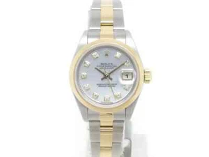 ROLEX Datejust 79163NG - K Serial - 10P Diamond White Shell Dial - YG/SS - Picture 1 of 10