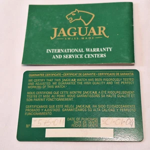 Jaguar Guarantee Card and Booklet - Picture 1 of 4