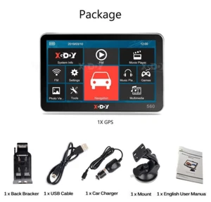 5 Zoll Auto Sat Nav GPS Navigation 8GB Free Lifetime UK & EU Maps Touchscreen UK - Bild 1 von 1
