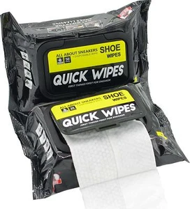 2 Pack 60 Pcs Shoe Sneaker Wipes Cleaner Quick Wipes Disposable Travel Portable - Picture 1 of 12