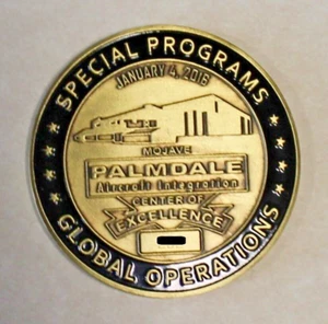Northrop Grumman Special Programs Palmdale CA 2016 Ser# Air Force Challenge Coin - Picture 1 of 4