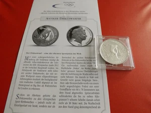 *Solomon Islands 10 Dollars 2008 Silber PP*Olympia London*Diskuswerfer(Schub158) - Bild 1 von 4