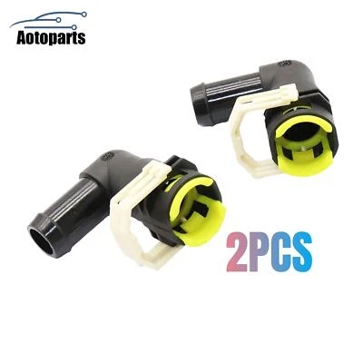 2pc Heater Pipe Connector Fits for 2007-2013 Mazda 3 CX-7 CX-9 B37F-61-240 - Image 1 of 4