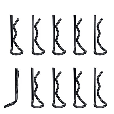 Karosserie Klammern Clips 27 mm schwarz für RC Car 1:8 10 Stk partCore 310034 - Bild 1 von 2