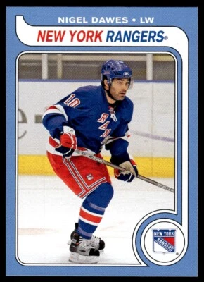 2008-09 O-Pee-Chee 1979-80 Retro Nigel Dawes New York Rangers #25 R109 - Image 1 of 2