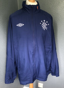 Umbro Glasgow Rangers Blue Football Training Jacket 2011/2012 Men's Size XXL 2XL