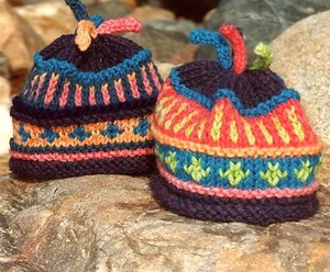 Color Me Bright (Child) - Cabin Fever Knitting Pattern #108 - Baby & Child Hat - Picture 1 of 3