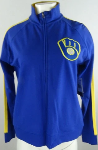 Milwaukee Brewers MLB G-III Women's Track Jacket Cover