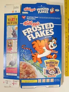 MT Kellogg's Cereal Box 1996 Frosted Flakes SET COLAZIONE OFFERTA Z107-38 - Foto 1 di 2