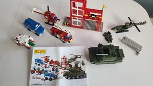 Best-Lock Construction Toys Fire Station Rescue Police Truck Ambulance Bricks - Picture 1 of 24