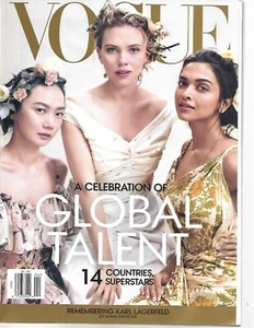 VOGUE MAGAZINE APRIL 2019, GLOBAL TALENT 14 COUNTRIES SUPERSTAR. - Picture 1 of 1