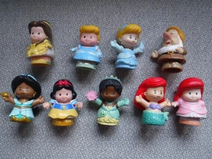 Fisher Price Little People Disney Princess Konvolut 9 Figuren Cinderella Arielle + - Bild 1 von 10