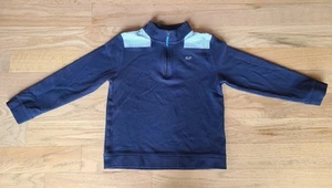 Vinyard Vines Navy Sweatshirt Kids M (10-12) Long Sleeve 1/4 Zip Mock Neck - Picture 1 of 6