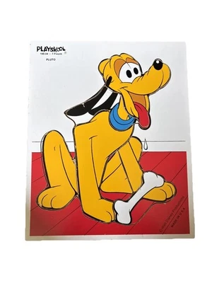 Pluto Playskool Vintage Wooden Tray Puzzle 7 Pieces, 190-04 - Image 1 of 4