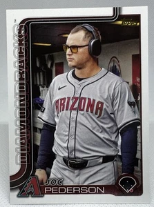 Joc Pederson #127 - 2025 Topps Serie 1 Golden Mirror Immagine Variazione SP SSP - Foto 1 di 8