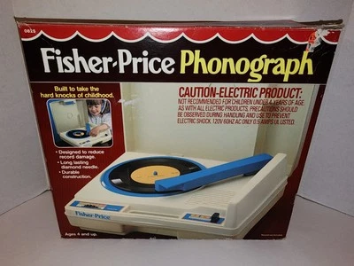 Vintage 1984 Fisher Price Phonograph Record Player With Box and Instructions - Image 1 of 4