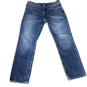 Jeans Levi's 511 Hombre 32x30 Azul Calce Ajustado Elástico Denim Medio Lavado Desteñido - Imagen 1 de 7