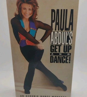 Vintage VHS Paula Abdul Get Up and Dance! 1995 Aerobic Dance Workout Video - Image 1 of 2