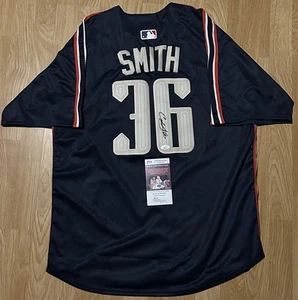 Cade Smith Signed Autographed Cleveland Guardians City Connect Jersey JSA COA - Picture 1 of 4
