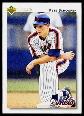 1992 Upper Deck #673 Pete Schourek New York Mets - Image 1 of 2