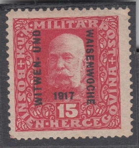 AUSTRIA BOSNIA HERZEGOVINA 1917 War Widows Fund MNH POST SG 412 - Picture 1 of 1