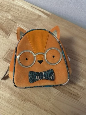 Bath & Body Works Velvet FOX Glasses Cosmetic Zip Make up Bag New - Image 1 of 4