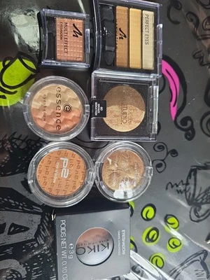 Lidschatten Set 7st Manhatten Essence P2 Kiko Beige Gold Braun - Bild 1 von 3