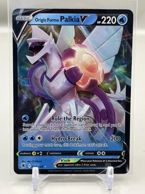 SWSH10: Astral Radiance #039/189 Origin Forme Palkia V - Image 1 of 2