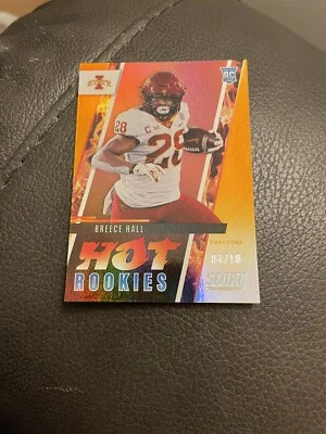 2022 Panini Score Football Breece Hall #/10 Hot Rookies SSP Jets NEW - Image 1 of 2