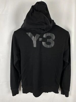 Толстовка с капюшоном на молнии Y-3 Yohji Yamamoto большой логотип на спине мужская размер M - Изображение 1 из 4