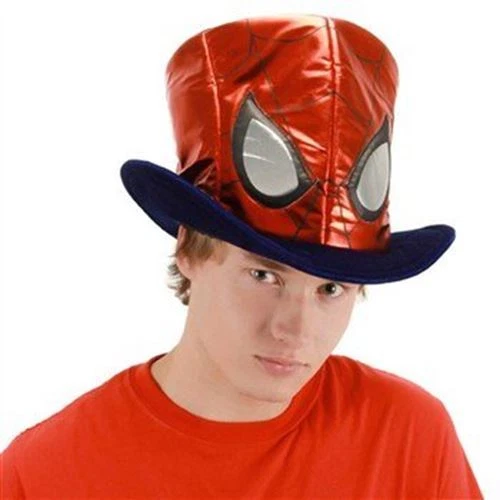 Spider-Man Hat - Mad Hatter - Metallic - Costume Accessory - One Size - Image 1 of 1