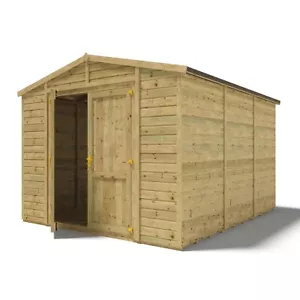 Project Timber Pressure Treated Heavy Duty Workshop Apex Grandmaster T&G - 8x8 - Picture 1 of 12
