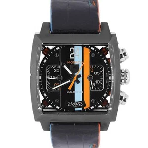 Reloj Tag Heuer Monaco Twenty-Four negro azul naranja 40,5 mm CAL5110.FC6265 - Imagen 1 de 10