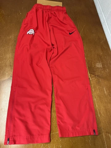 Ohio State Buckeyes Sweatpants Mens Small Red Nike Dri-Fit Cover