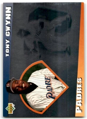 1993 UPPER DECK DIAMOND GALLERY TONY GWYNN SAN DIEGO PADRES #17 - Image 1 of 2