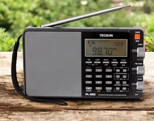 Used Tecsun PL880 PLL Dual Conversion AM FM Shortwave Portable Radio PL-880 - Picture 1 of 7