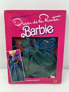 Vintage 1984 Barbie 9259 Oscar De La Renta Outfit Blue - Picture 1 of 7