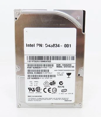 73 GB Intel D43834-001 9Y4066-149 ST973401SS Internal Hard Drive AB73SAS  - Image 1 of 3