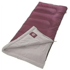Saco de Dormir Coleman Alpine 50°F Aislamiento ThermoTech Rectángulo 75 x 33" Granate - Imagen 1 de 12