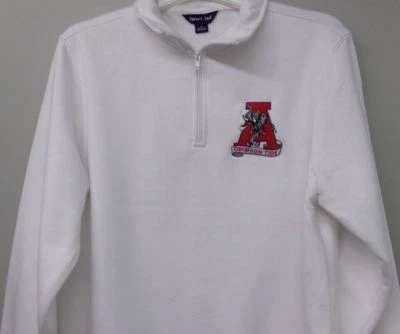 Толстовка женская Alabama Crimson Tide тяжелая 1/4 на молнии XS-4XL новая - Изображение 1 из 2