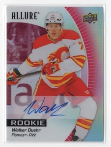 2023/24 UPPER DECK ALLURE WALKER DUEHR RED RAINBOW AUTO RC - Picture 1 of 1