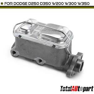 Brake Master Cylinder w/o Reservoir for Dodge D250 D350 W200 W250 W350 1981-1993