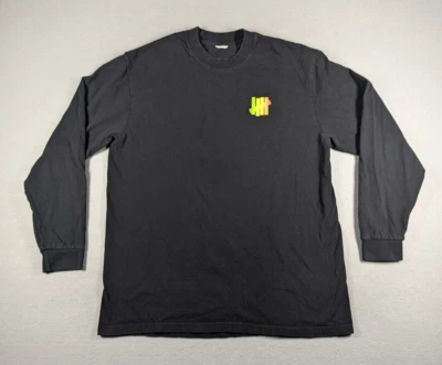 Undefeated Shirt Mens Size XL Black Gradient Icon Streetwear Long Sleeve Tee - Image 1 of 4